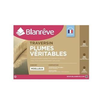 BLANREVE Traversin Plumes 160 cm - Achat & prix