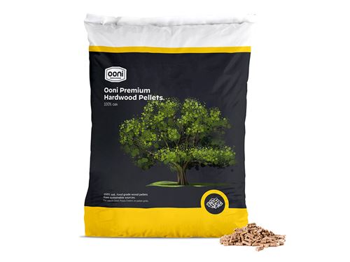 Pellets de bois de chêne qualité supérieure Ooni 10 kg