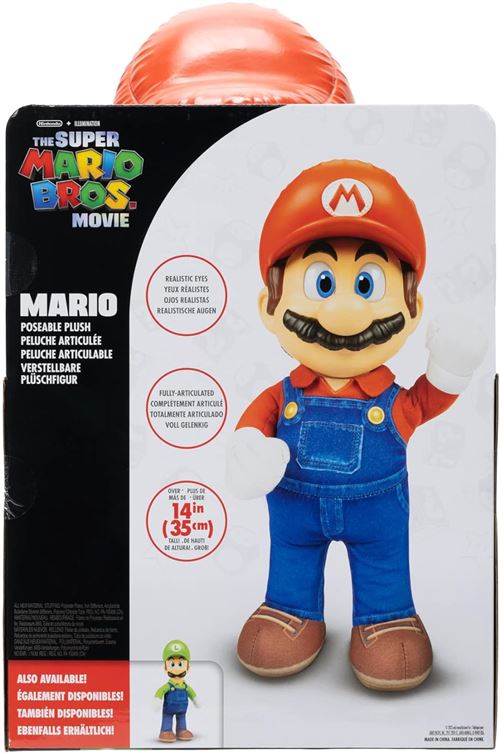 2€09 sur Peluche Super Mario Bros 35 cm - Peluche - Achat & prix