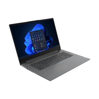 Lenovo V17 G4 IRU 83A2 - Conception de charnière à 180 degrés - Intel Core i5 - 13420H / jusqu'à 4.6 GHz - Win 11 Home - UHD Graphics - 16 Go RAM - 512 Go SSD NVMe - 17.3" IPS 1920 x 1080 (Full HD) - Wi-Fi 6 - gris de fer - clavier : Suisse - avec 2 a
