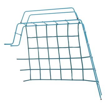 Filet à grimper avec pont de singe bleu pour aire de jeux métal EXPLORER TOUR - 1