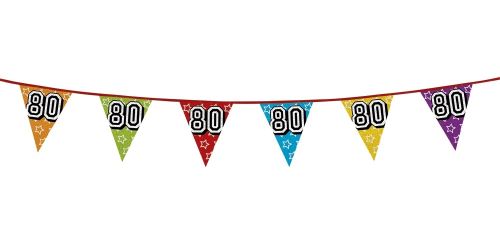 Boland Ligne drapeau holographique 80 ans 8 mètres