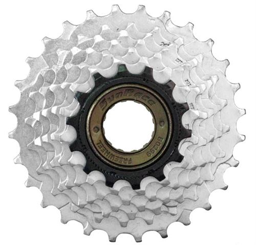 Sunrace Unisex Noir Roue Libre 7V. 13-28 - Image 3