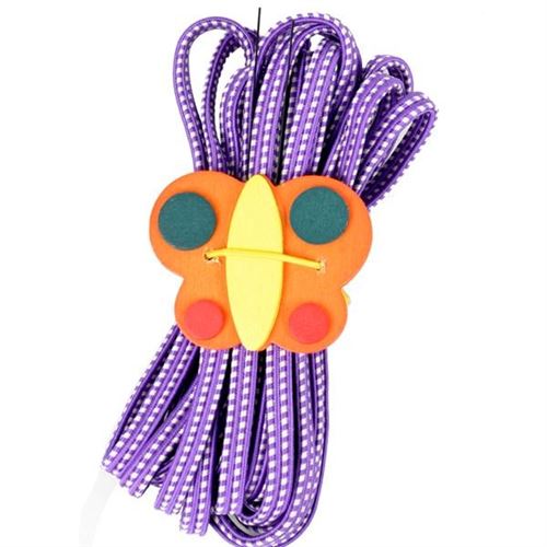 Jeu De L'élastique Violet Papillon
