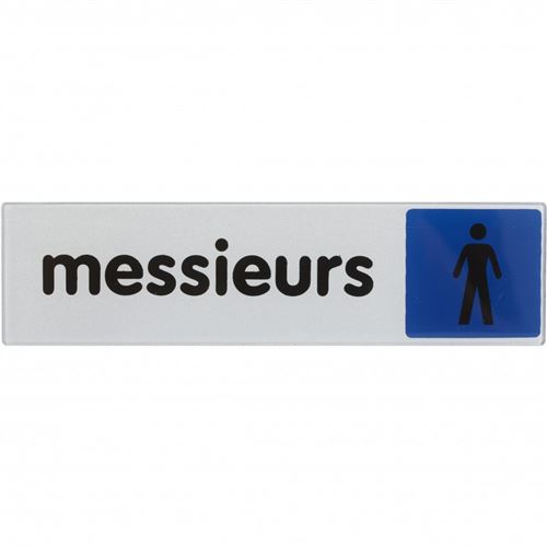 Plaquette signaletique plexiglas adhesive