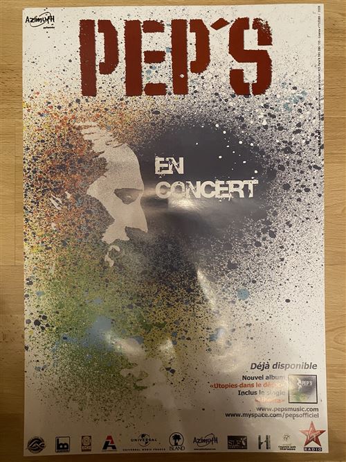 PEP'S - En concert - 40x60cm - Affiche