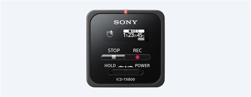 Sony ICD-TX800B Enregistreur vocal 16 Go