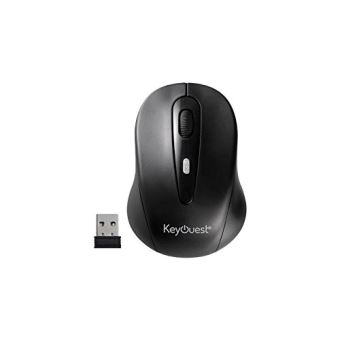 Souris Gaming Sans Fil Imice 1600 DPI Silencieuse, Noire, Optique USB 2,4 Ghz