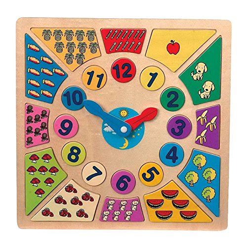 Legler Apprenez à dire l’heure des jouets d’apprentissage préscolaires par