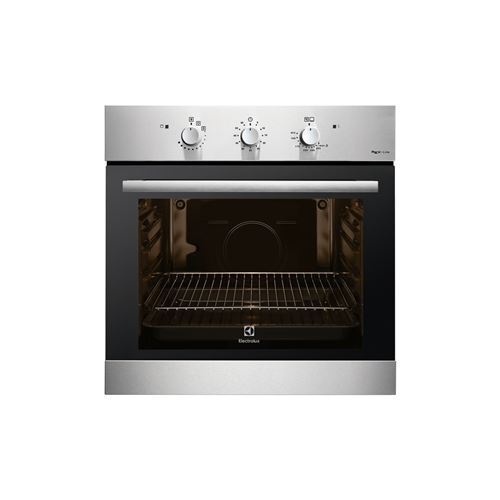 Electrolux-Rex F13GX four (moyen int&eacute;gr&eacute;e de gaz naturel Noir en acier inoxydable tournant)