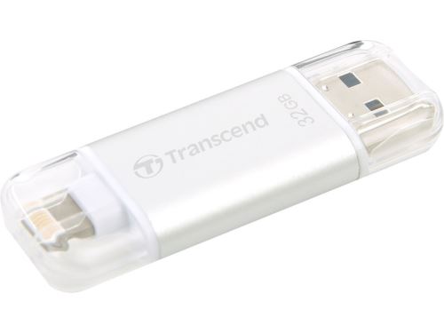 Transcend JetDrive Go 300 Argent - Clé USB 3.1 et Lightning 32 Go