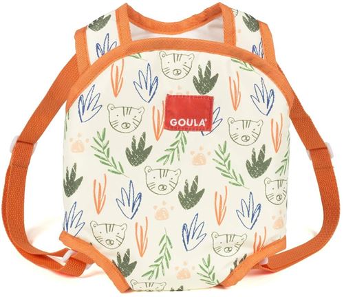 Goula porte-bébé pour poupée Jungla 25 cm orange
