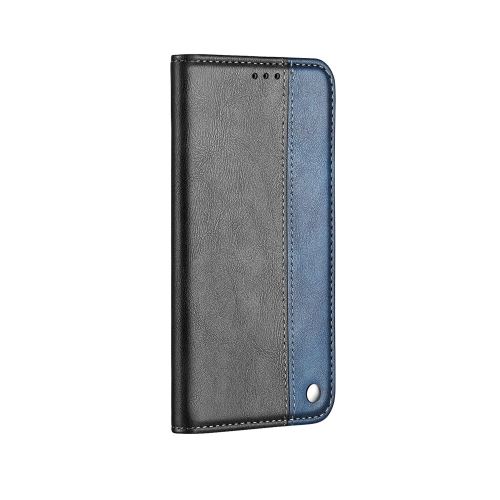 Etui en PU Bicolore de style professionnel à absorption automatique avec support et fente pour carte bleu pour votre Samsung Galaxy M20