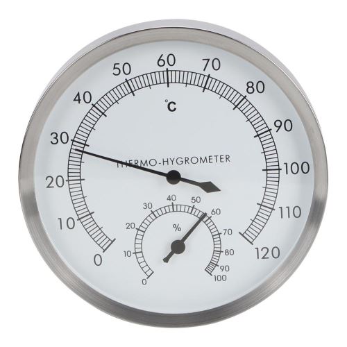 Thermomètre hygromètre pour hammam 2 en 1