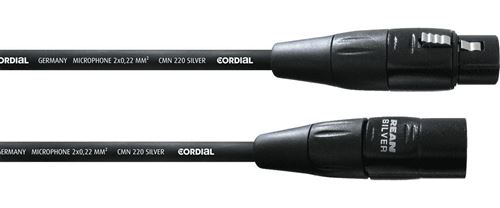 Cordial CIM20FM - Câble XLR-XLR Rean Silver 20 mètres