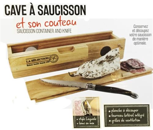Cave A Saucisson Et Son Couteau Inox Grille Ventilation Cuisine