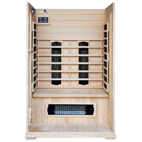 Cabine Sauna Infra Rouge 2 Places Luxe Accessoires Piscines Spa