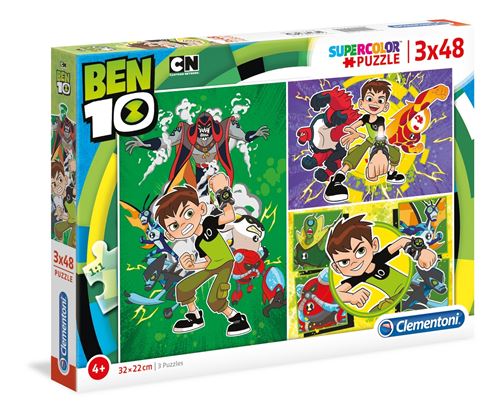Clementoni puzzle Ben Ten 48 pièces 3 pièces