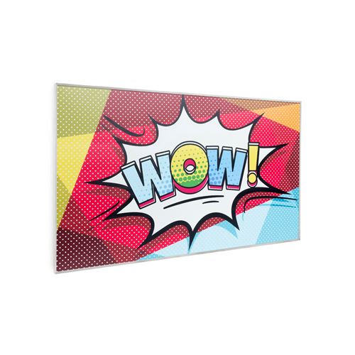 Klarstein Wonderwall Air Art 60 Chaufage infrarouge 101 x 60cm - Classe de protection IP54 - Blanc