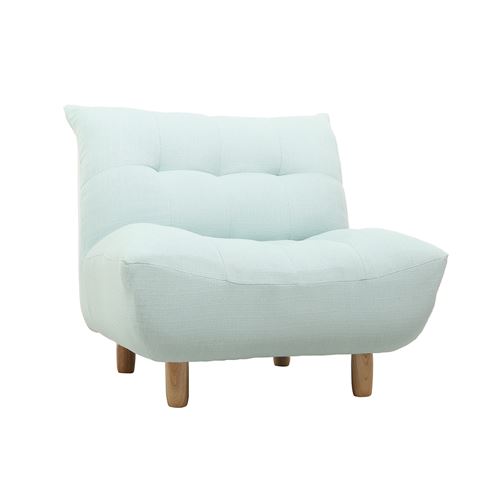 Fauteuil scandinave menthe à l'eau YUMI