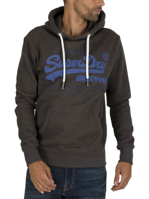 Superdry Pour des hommes Sweat Shirt Shop Duo Sweat à  capuche, GrisL