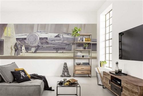 KOMAR Papiertapete »Classic RMQ MilleniumFalcon«, Breite: 368 cm, inkl. Kleister - bunt