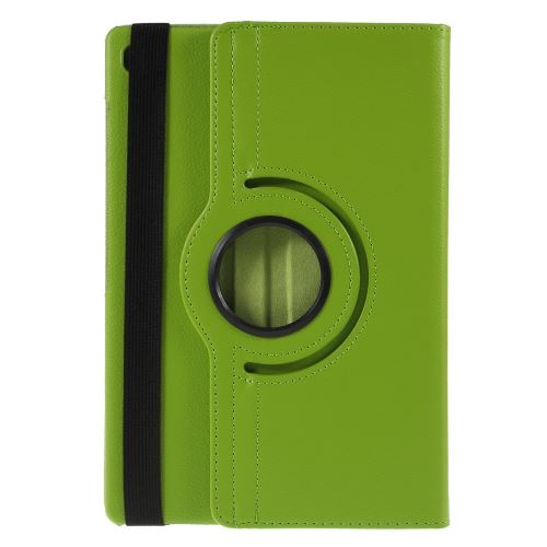 Générique Vert Etui En Pu Litchi Avec Béquille Rotative À 360° Pour Votre Samsung Galaxy Tab S5e Sm-T720 - Image 1