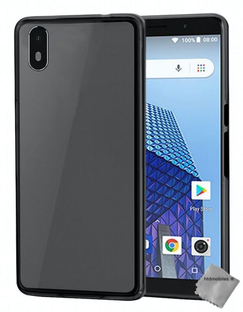 Housse etui coque pochette silicone gel fine pour Archos Access 57 avec film ecran - GRIS