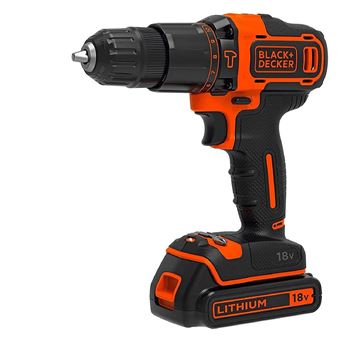 Black and Decker - Perceuse à percussion sans fil 18 V Lithium-Ion 1.5 Ah 40 Nm 21000 cps/ - 1