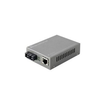 LevelOne Web Smart Series FVS-3120 - Convertisseur de média à fibre optique - 100Mb LAN - 10Base-T, 100Base-TX, 100Base-LX - RJ-45 / mode unique SC - jusqu'à 20 km - 1