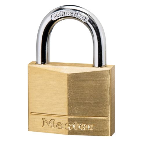 Master Lock 140Eurd Cadenas À Clé En Laiton, Doré, 6 X 4 X 1,3 Cm - Image 1