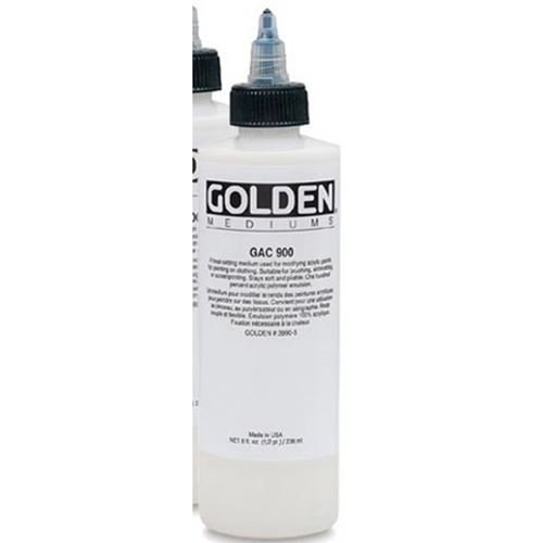 Médium pour peinture sur tissu gac900 acrylic 236 ml - golden