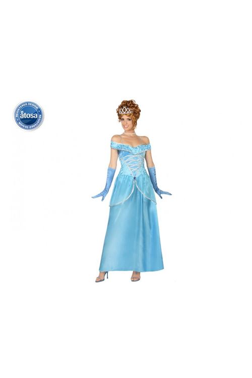 Deguisement de princesse bleue cendrillon t-3