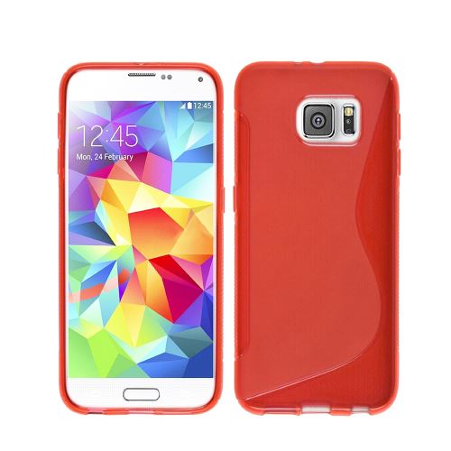Coque Gel Vague S Pour Samsung Galaxy S8 Plus - Rouge