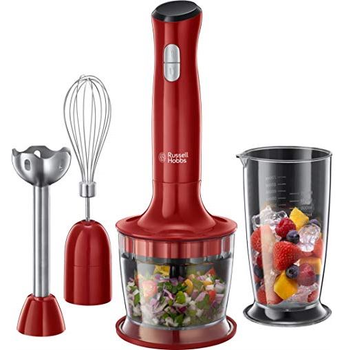 Mixeur plongeant 3 en 1 desire - pied mixeur inox, fouet, mini hachoir