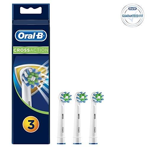 Braun oral-b oral-b crossaction lot de 3 brossettes anti-bactéries anti-bactéries