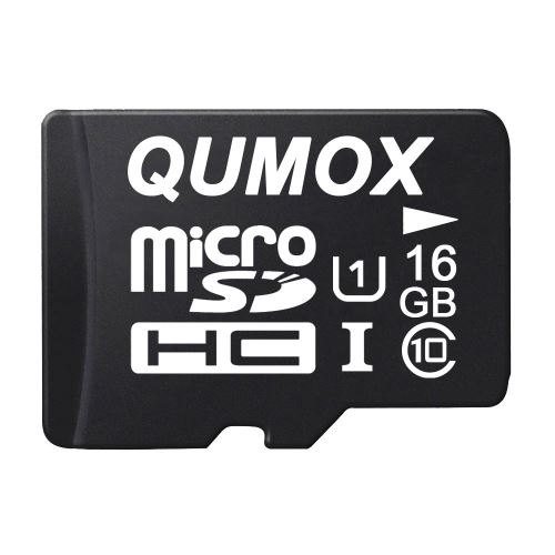 Qumox 16Go micro sd sdhc classe 10 16g 16gb pour téléphone Android samsung Huawei xiaomi