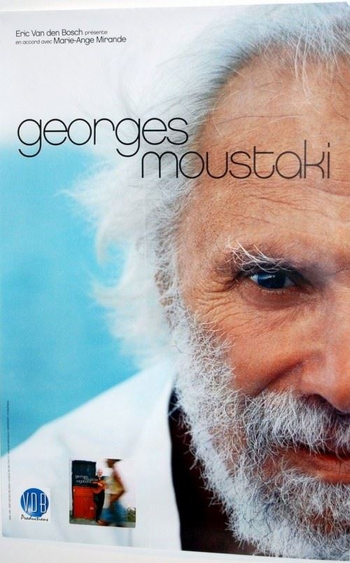Georges MOUSTAKI - 40x60 cm - AFFICHE / POSTER