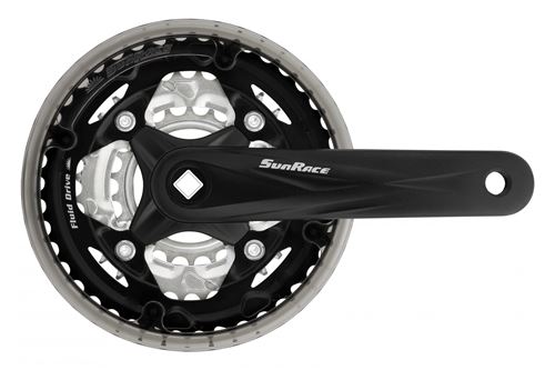 SunRace Pédalier FCM600 22-32-42T 170 mm noir / argent