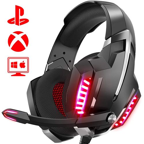 ONIKUMA Casque PS4, casque Xbox One avec son surround Casque