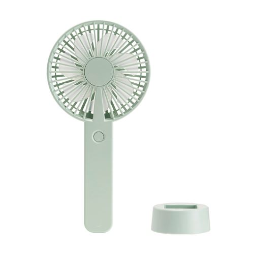 ventilateur de bureau LED portable d'été maison électrique charge extérieure USB vert