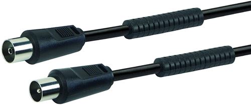 Schwaiger KVKF15 533 câble coaxial 1,5 m IEC - Câbles coaxiaux (1,5 m, IEC, IEC, Male Connector/Female Connector, 75 Ohm, 90 DB)