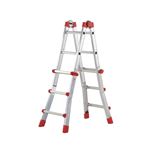 Echelle pliable multifonction télescopique en alu 4x3 échelons 2,8m/3,7m Hailo ProfiStep Multi