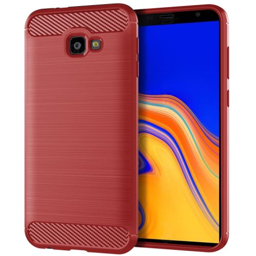 Etui Coque de protection durable anti choc pour Samsung Galaxy J4 Plus - Rouge