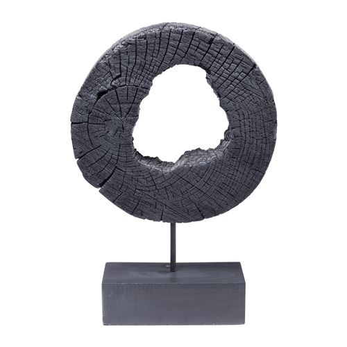 Déco Ring Of Fire noir 53cm Kare Design