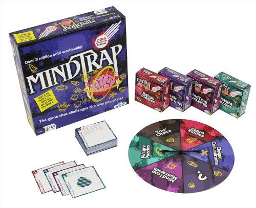 Mind Trap Brain Teaser Board game - MindTrap 20th Anniversary Edition: The game That challenges the Way You Think (Over 3 Million copies Sold)
