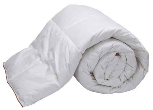Pikolin home - Couette naturelle en plumes d'oies 96%, housse en 100% coton percale, 280 g/m². 220x240 cm - Lit double adulte