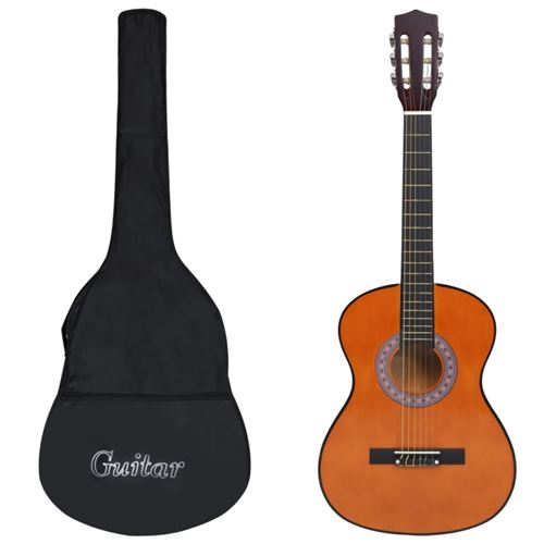 vidaXL Guitare classique avec sac pour débutants 3/4 36