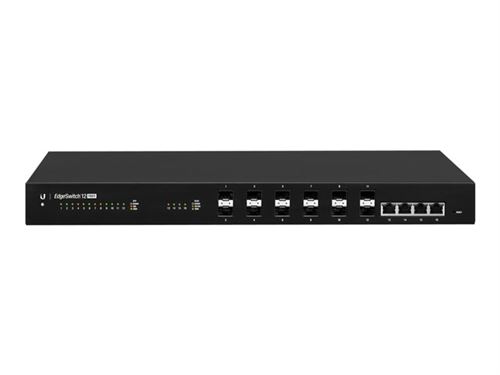 Ubiquiti Il c70-c-12 F gemanaged L2/L3 Gigabit Ethernet 10/100/1000) l'énergie, sur Ethernet (PoE) soutien Noir Commutateur réseau, il c70-c-12 F