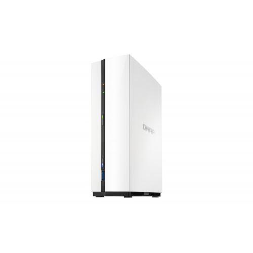 QNAP TS-128A NAS Mini Tour Ethernet/LAN Blanc Serveur de Stockage - Serveurs de Stockage (Disque Dur, Série ATA III, 3.5\